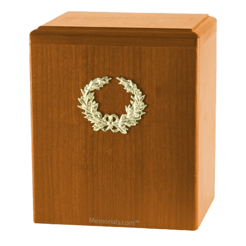 Champion Wreath Oak Cremation Urn