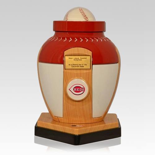 Cincinnati Reds Baseball Cremation Urn