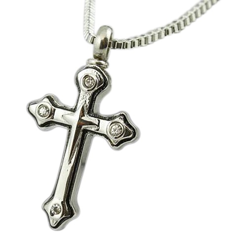 Cross Cremation Necklace