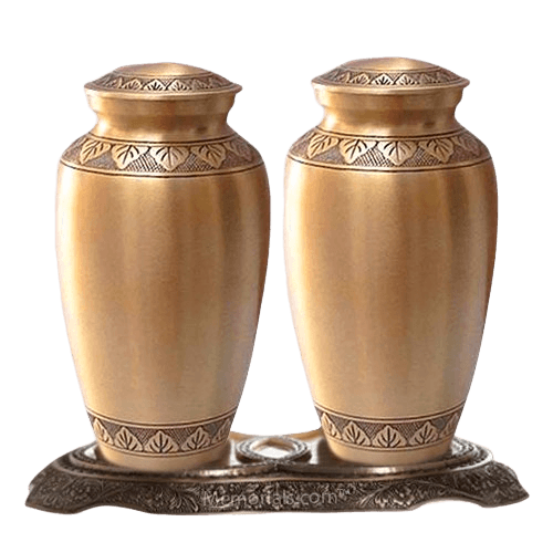 Dignity Bronze Cremation Urns For Two