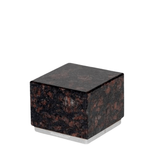 Dignity Silver Tan Brown Medium Urn