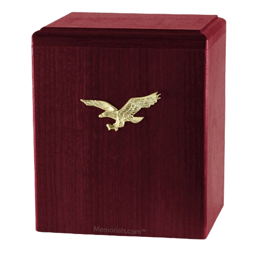 Eagle Ascent Rosewood Cremation Urn