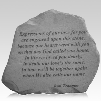remembrance stone expressions stones memorial garden