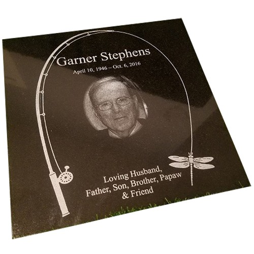 Fishing in Heaven Personalized Memorial Flag, Cemetery Decoration, Sympathy  Gifts 