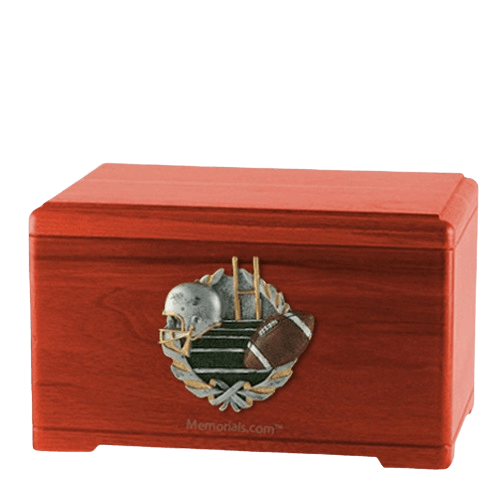 Football Fan Cherry Cremation Urn