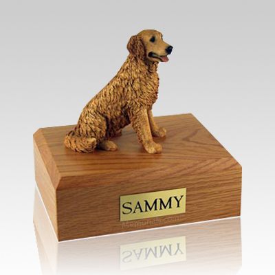 golden retriever urn