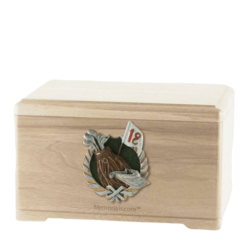 Golfing Maple Cremation Urn