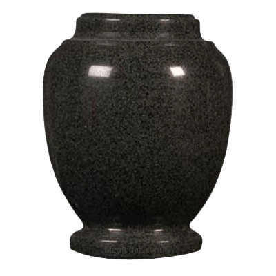 Green Traditional Granite Cremation Urn