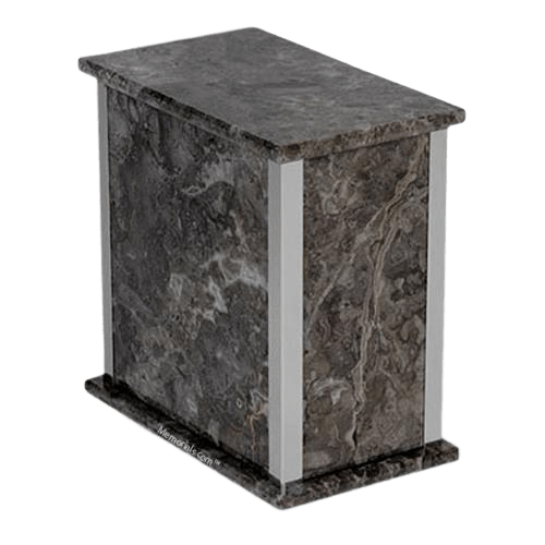 Grigio Belliemi Silver Marble Urn