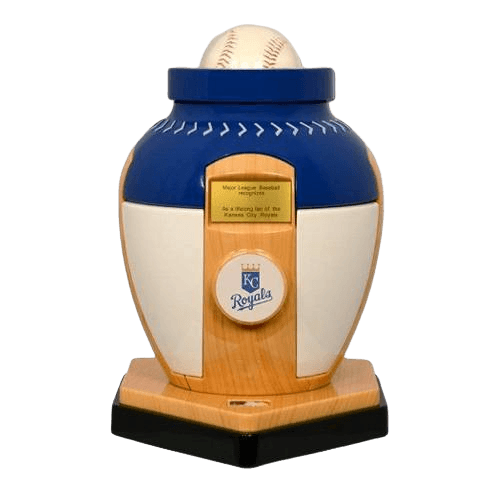 Kansas City Royals Baseball Cremation Urn