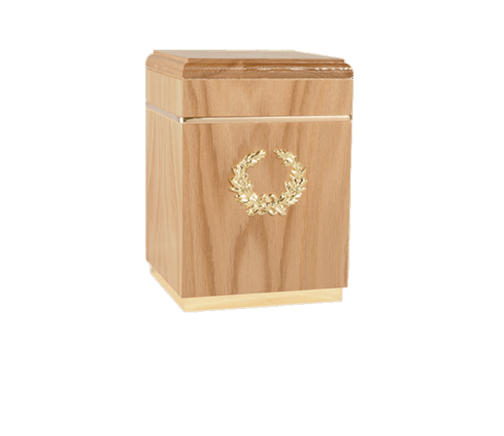 Kizhi Oak Cremation Urn
