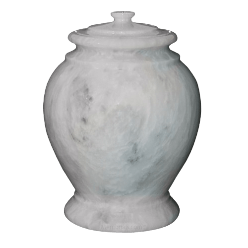 Antique White Marble Urn II