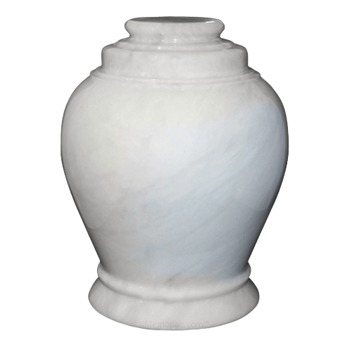 Antique White Marble Urn