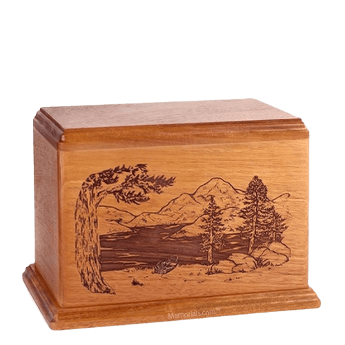 Lakeside Individual Cherry Wood Urn