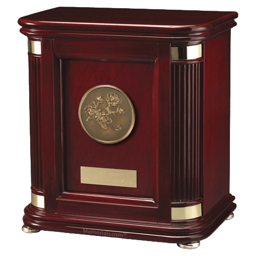 Laudation Roses Wood Cremation Urn