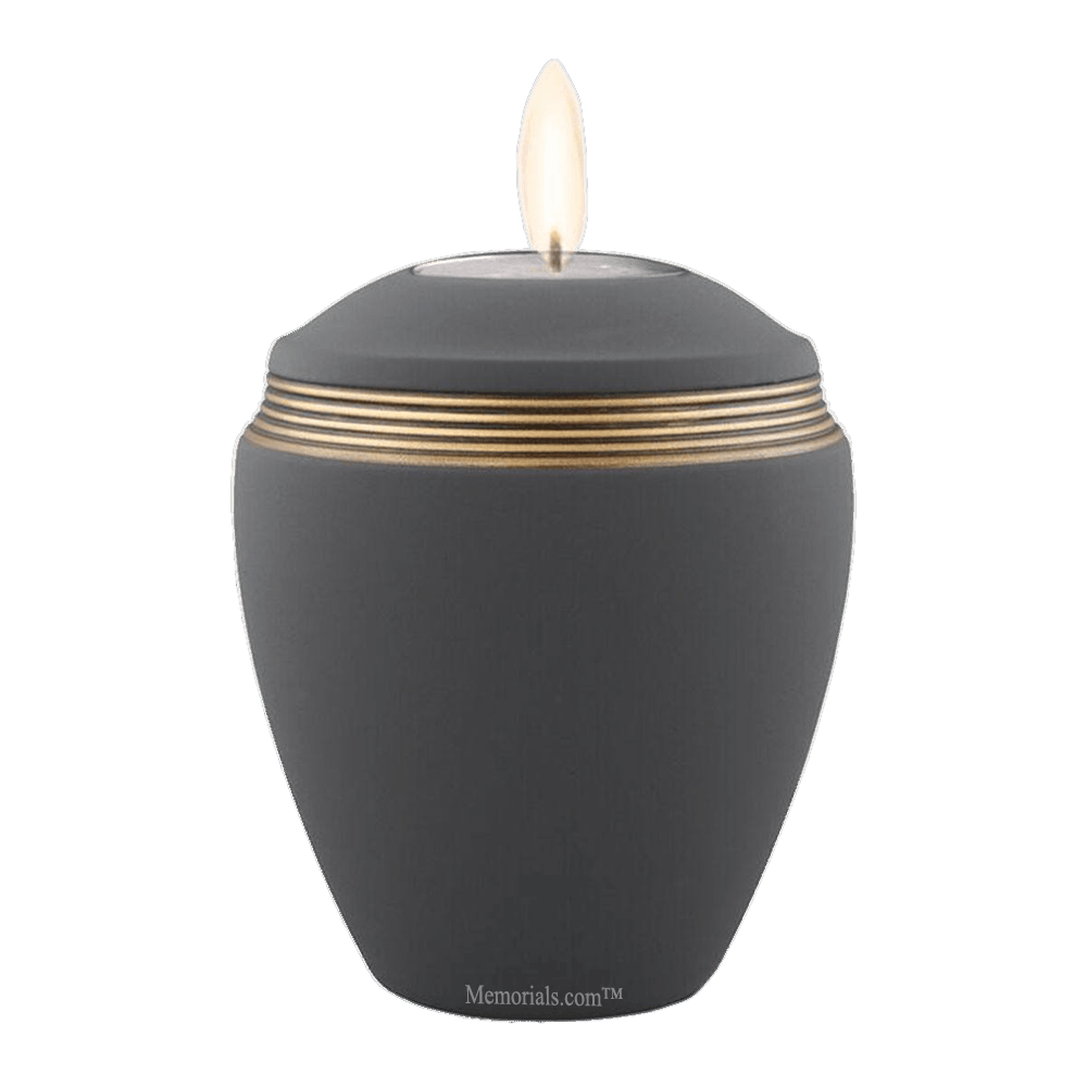 Luma Slate Tea Light Keepsake Urn