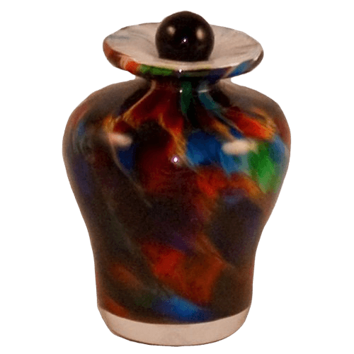 Luminous Glass Keepsake Urn