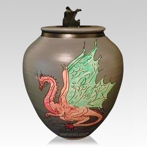 Mystic Dragon Cremation Urn