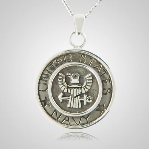 Navy Keepsake Pendant