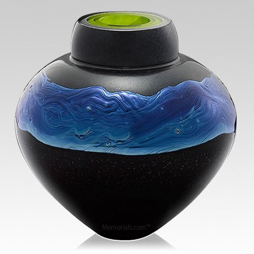Neptune Glass Cremation Urn