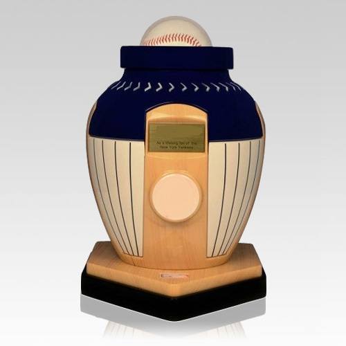 New York Yankees Baseball Cremation Urn