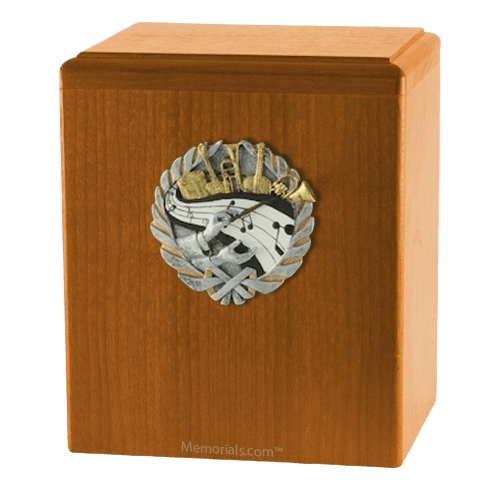 Orchestra Oak Cremation Urn