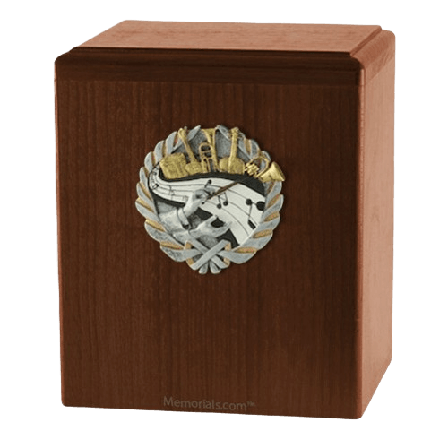 Orchestra Walnut Cremation Urn