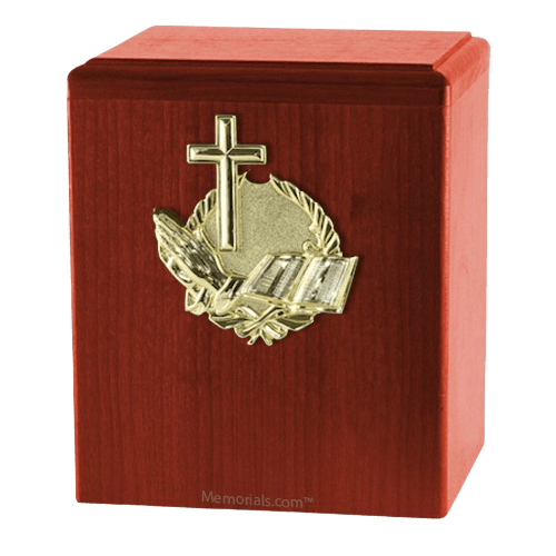 Our Prayer Cherry Cremation Urn