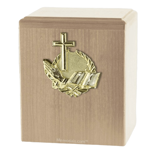 Our Prayer Maple Cremation Urn