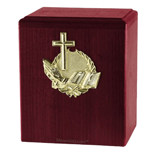 Our Prayer Rosewood Cremation Urn