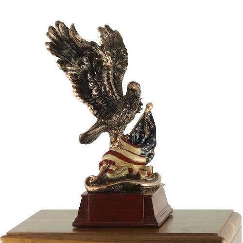 Patriot Eagle Maple Cremation Urn