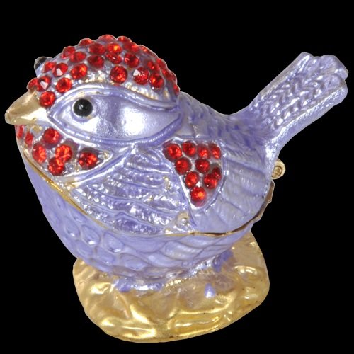 Periwinkle Bird Keepsake Urn