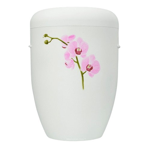 Pink Orchid Biodegradable Urn