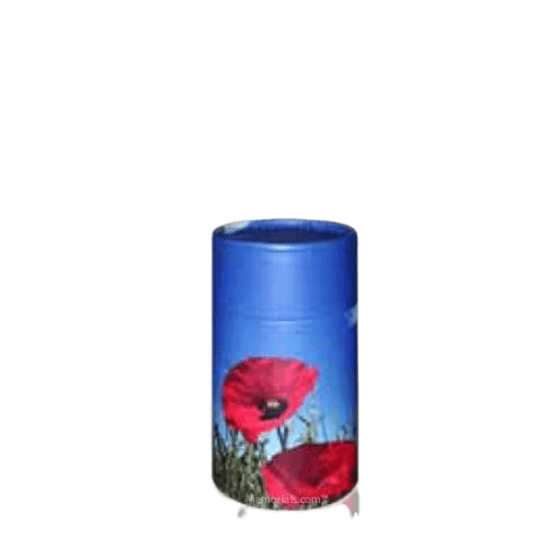 Poppy Scattering Small Biodegradable Urn