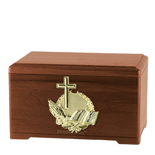 Prayer Walnut Cremation Urn