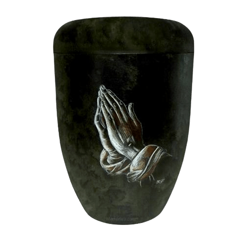 Praying Hands Biodegradable Urn
