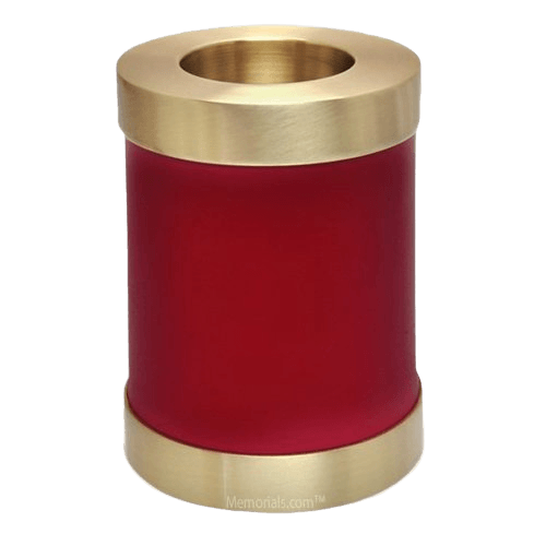Red Child Candle Cremation Urn