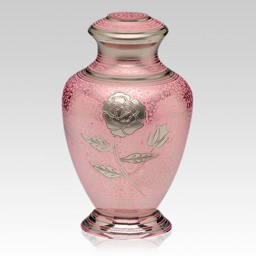 Red Rose Cremation Urn