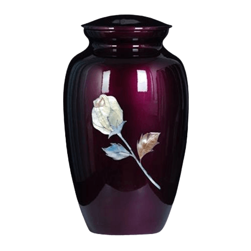 Rose Metal Cremation Urn