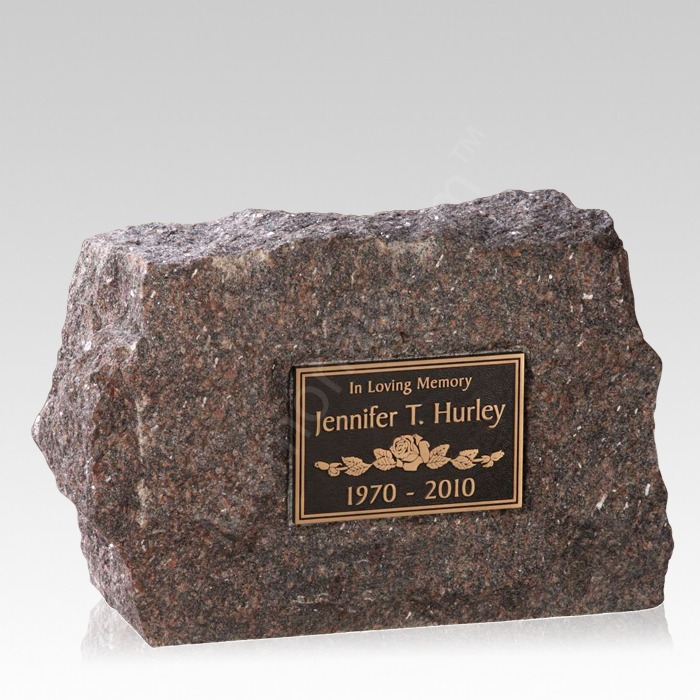 Rustic Elegance Cremation Stone Rock