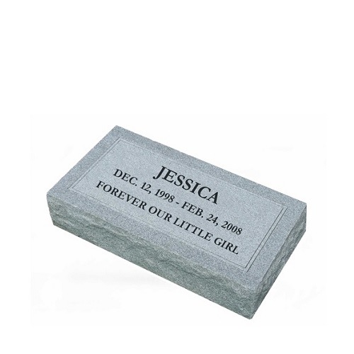 Simplicity Small Granite Pet Grave Marker