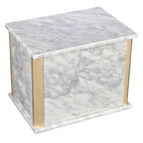 Solitude Bianco Carrara Marble Companion Urn