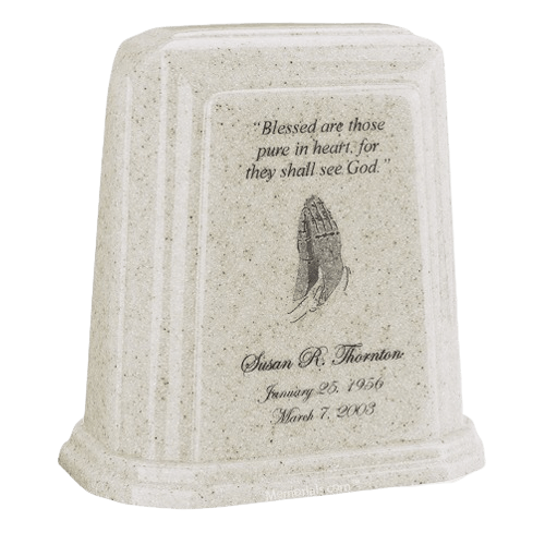 Tablet Millennium Frost Marble Urn