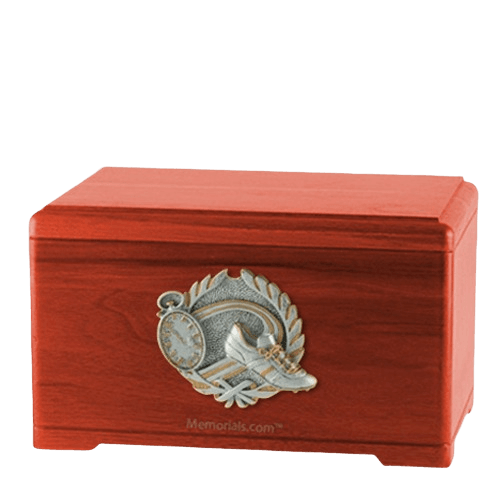 Track Fan Cherry Cremation Urn