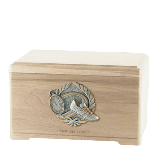 Track Fan Maple Cremation Urn