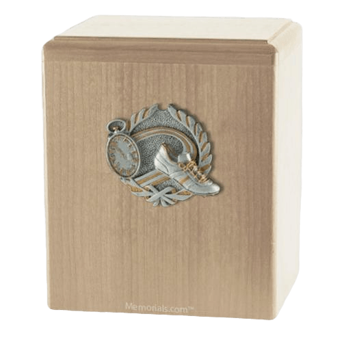 Track Maple Cremation Urn