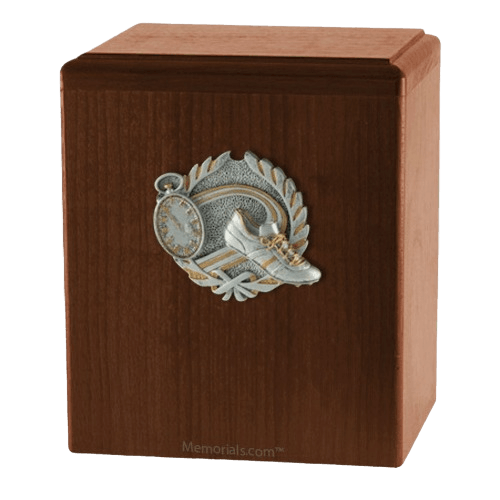 Track Walnut Cremation Urn