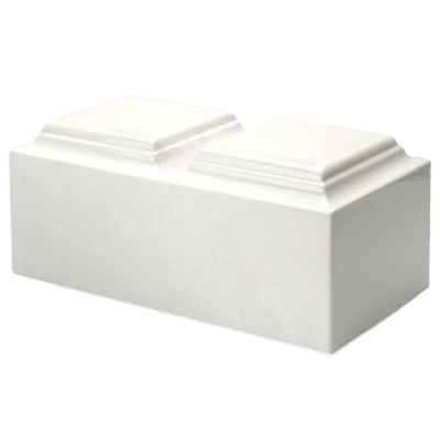 White Marble Companion Urn