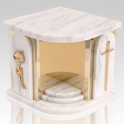 White Church Companion Urns