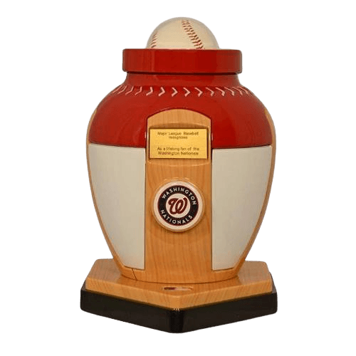 Washington Nationals Baseball Cremation Urn